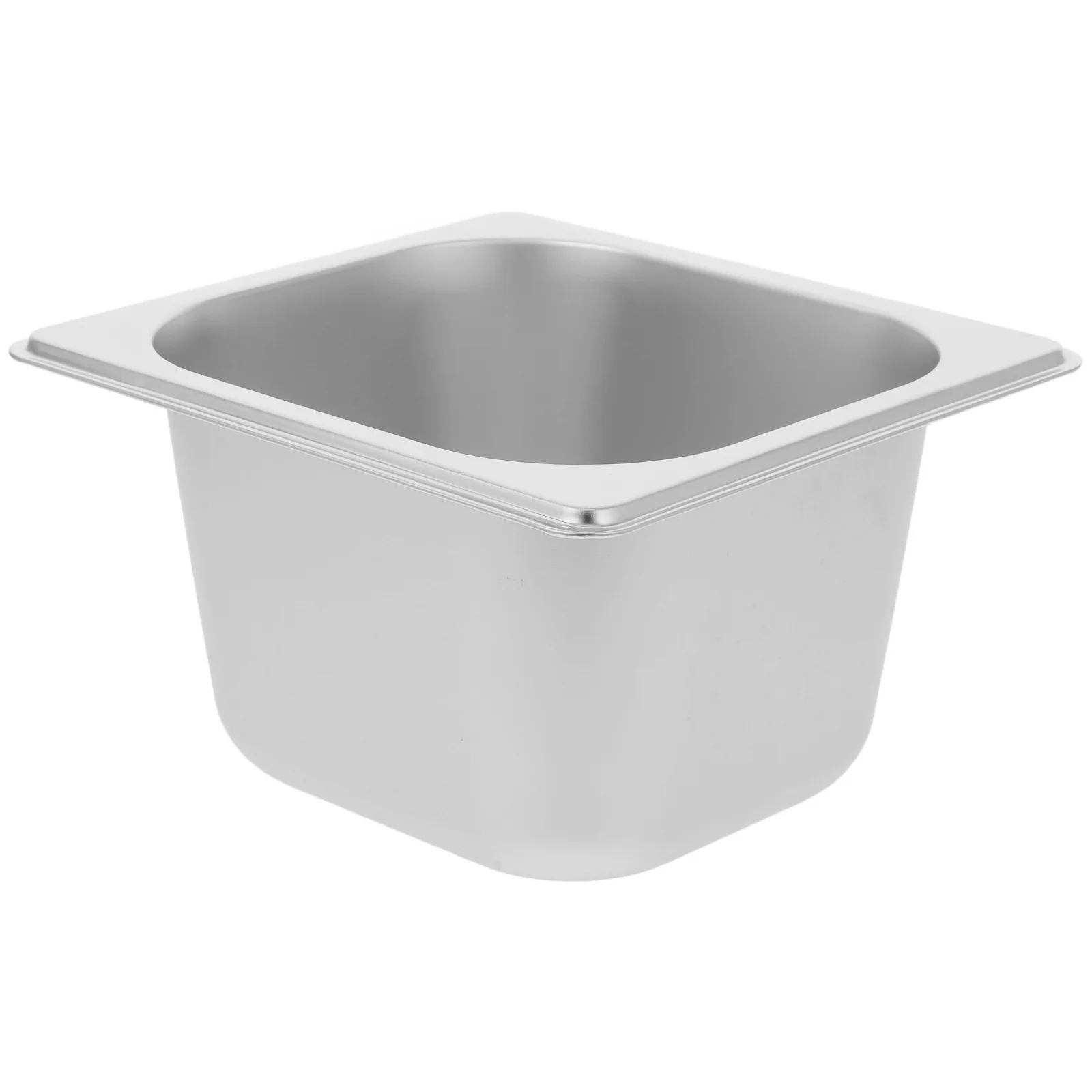 

1/6 Size Stainless Steel Hotel Pan Food Pan For Buffet Restaurants Catering Ice Bowl Dish Steam Table Pans