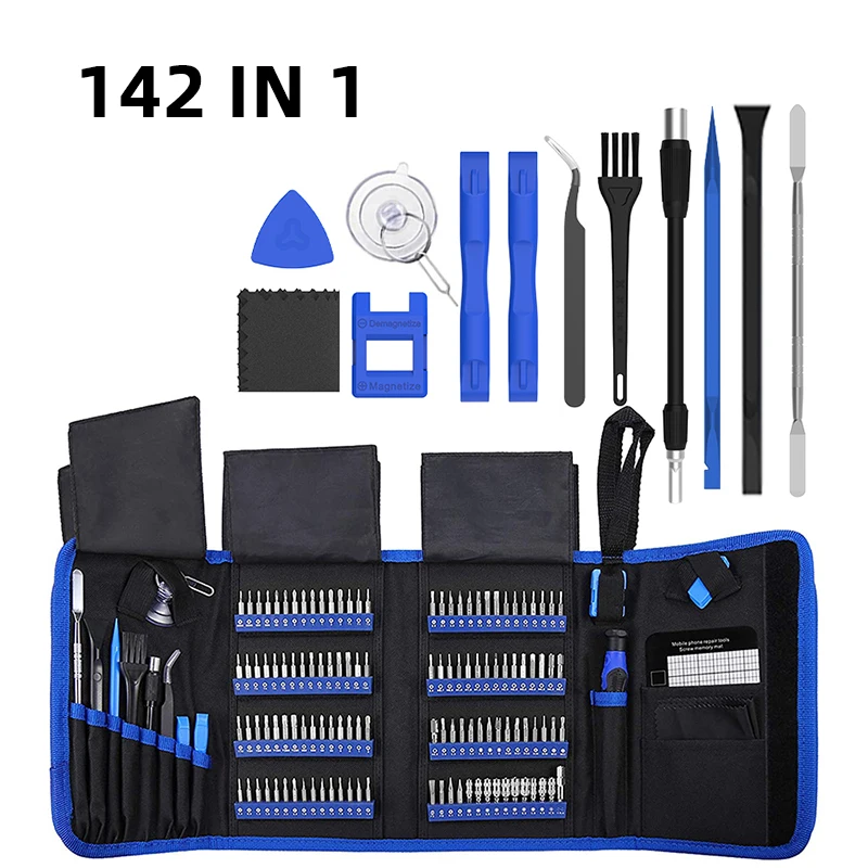 

142 in 1 Screwdriver Set Cross Plum Blossom Triangle Screwdriver Heterotypic Multifunctional Screwdriver Ushaped Yshaped 1 Set