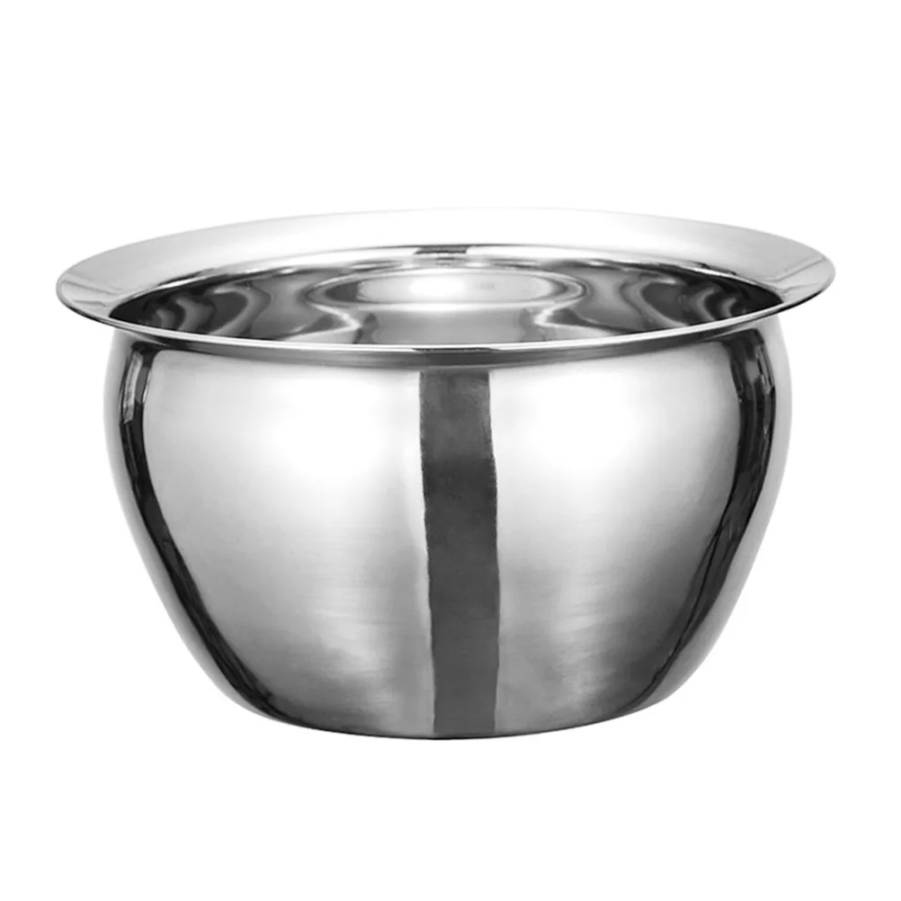 

1pc Stainless Steel Mixing Bowl 20Cm Multi-Use Kitchen Gadget For Food Storage Seasoning Soup Noodle Rice Salad Oil Basin