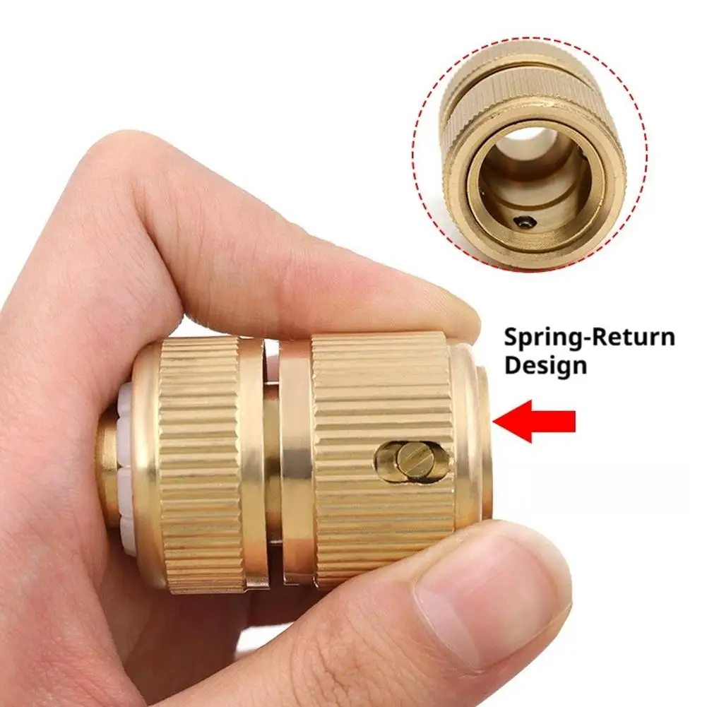 4-Point Quick-release Connector Garden Hose Connector Watering Water Hose Pipe Tap Adaptor Fitting For Garden Tube