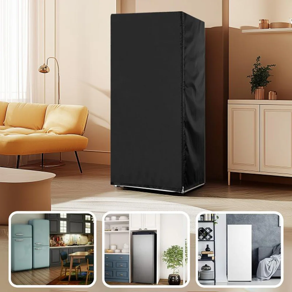 

Refrigerator Covers Oxford Cloth Waterproof Freezers Covers Home Beverage Cooler And Refrigerator Dust Cover Household Appliance