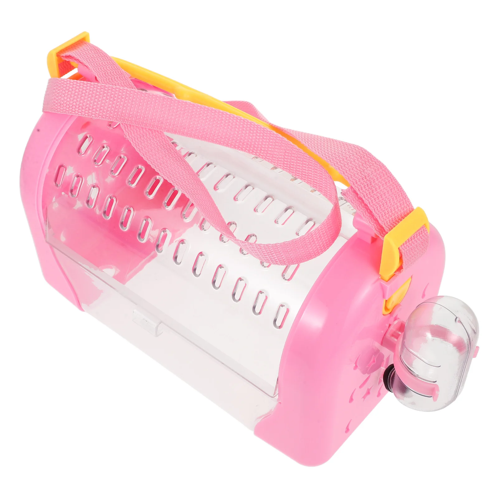 

Portable Hamster Cage Outdoor Small Pet Carrier Breathable Travel Box For Guinea Pig Rabbit Squirrel Hedgehog Transparent