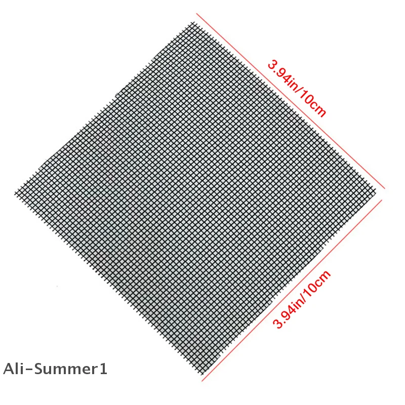 

【E】50Pcs/Pack Square Soil Grid Mat Flowerpot Hole Mesh Mats Bonsai Basin Bottom Grid Mat Multi-Function Gardening Accessories