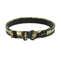 NEW 2 inch Black DRing Fighter Belt Tactical Molle Belt CS Outdoor Hunting Belt