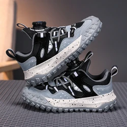Children's Casual Shoes Rubber Wear-resistant Outsole Running Shoes Trendy Comfortable Convenient Sports Shoes for Kids