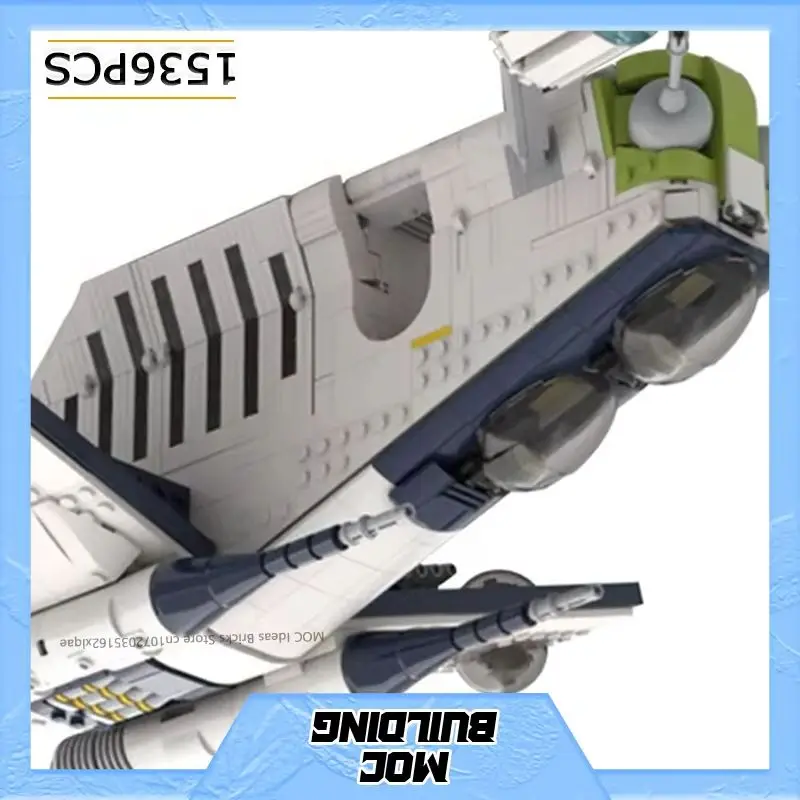 

Конструктор MOC: Модель атакующего корабля из космической серии фильмов, DIY-набор для сборки, креативные игрушки-космические корабли, коллекция, подарки на Рождество