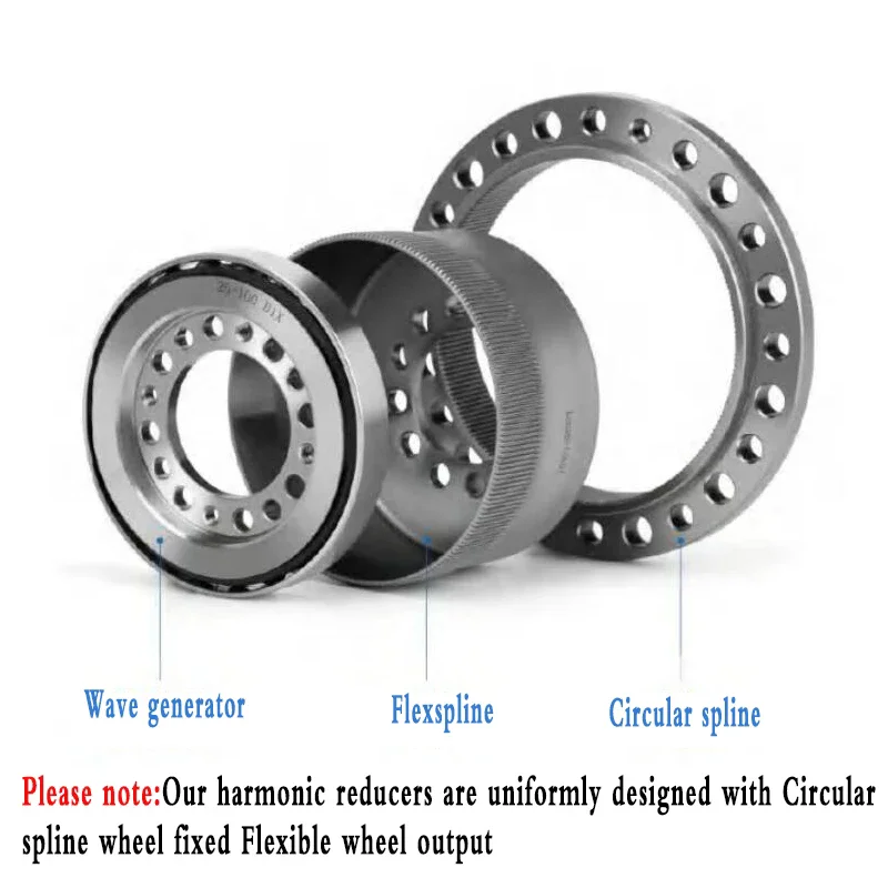 Imagem -02 - High Precision Cup tipo Stepper Motor Drive Kit Engrenagem Harmônica 40servo Motor Drive Kit para Robô Rotativo Plataforma