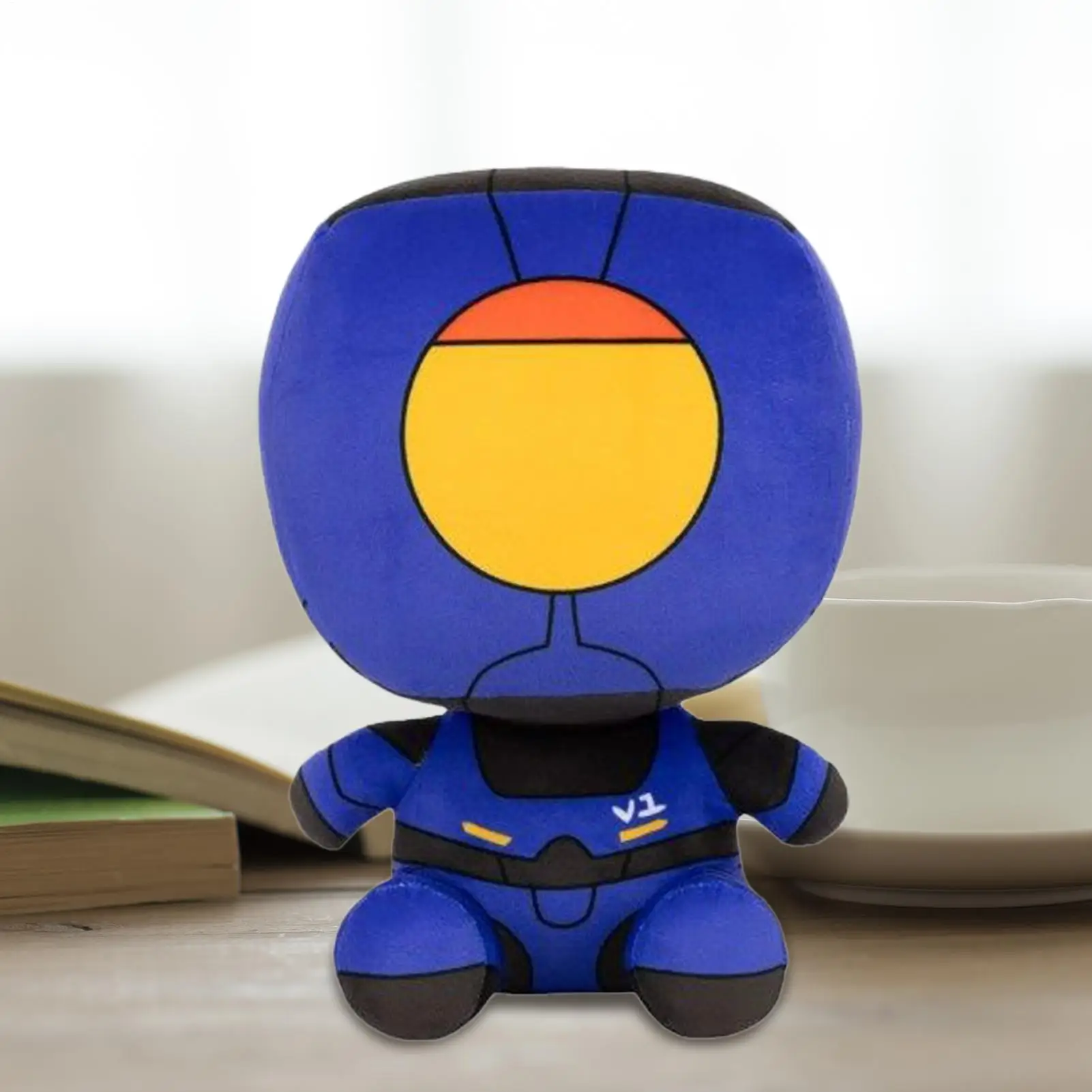 Pluche spelkarakter Robotpop Knuffelige robotfiguur Pluche pop Speelgoed Knuffelbaar sierkussen Speelkameraadjes voor kinderen Slaapgezel