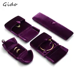 Wedding Ring Box Magnetic Closure Luxury Pair Ring Box for Earrings Necklaces Holder Bracelets Bangles