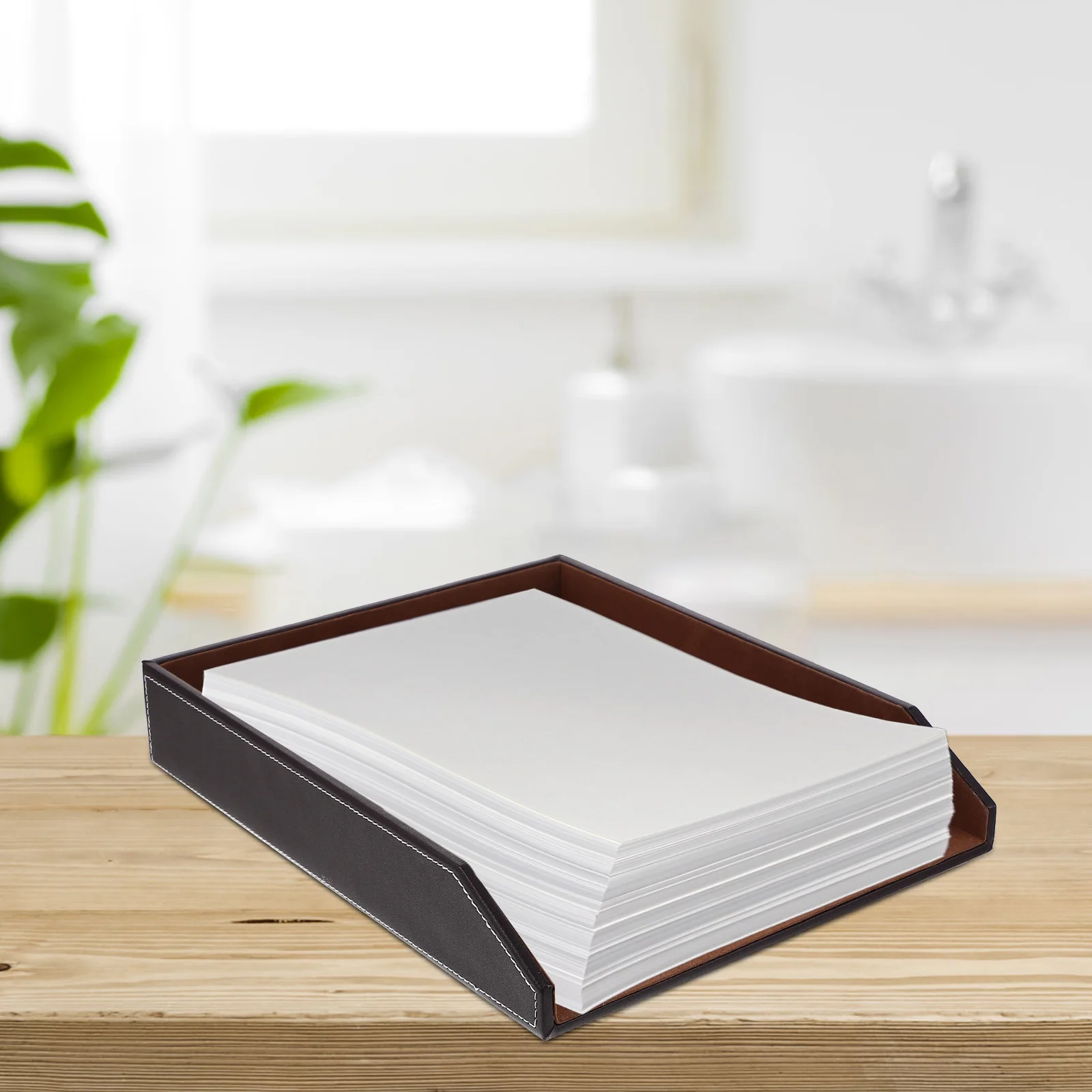 

File Tray Document Organizer Business Desk Storage Paper Holder Modern Design Practical Organizing Books Newspapers