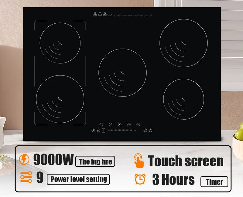 urządzenie kuchenne 5-palniki elektryczna kuchenka indukcyjna kuchenka wysokiej jakości płyta indukcyjna wielokrotna