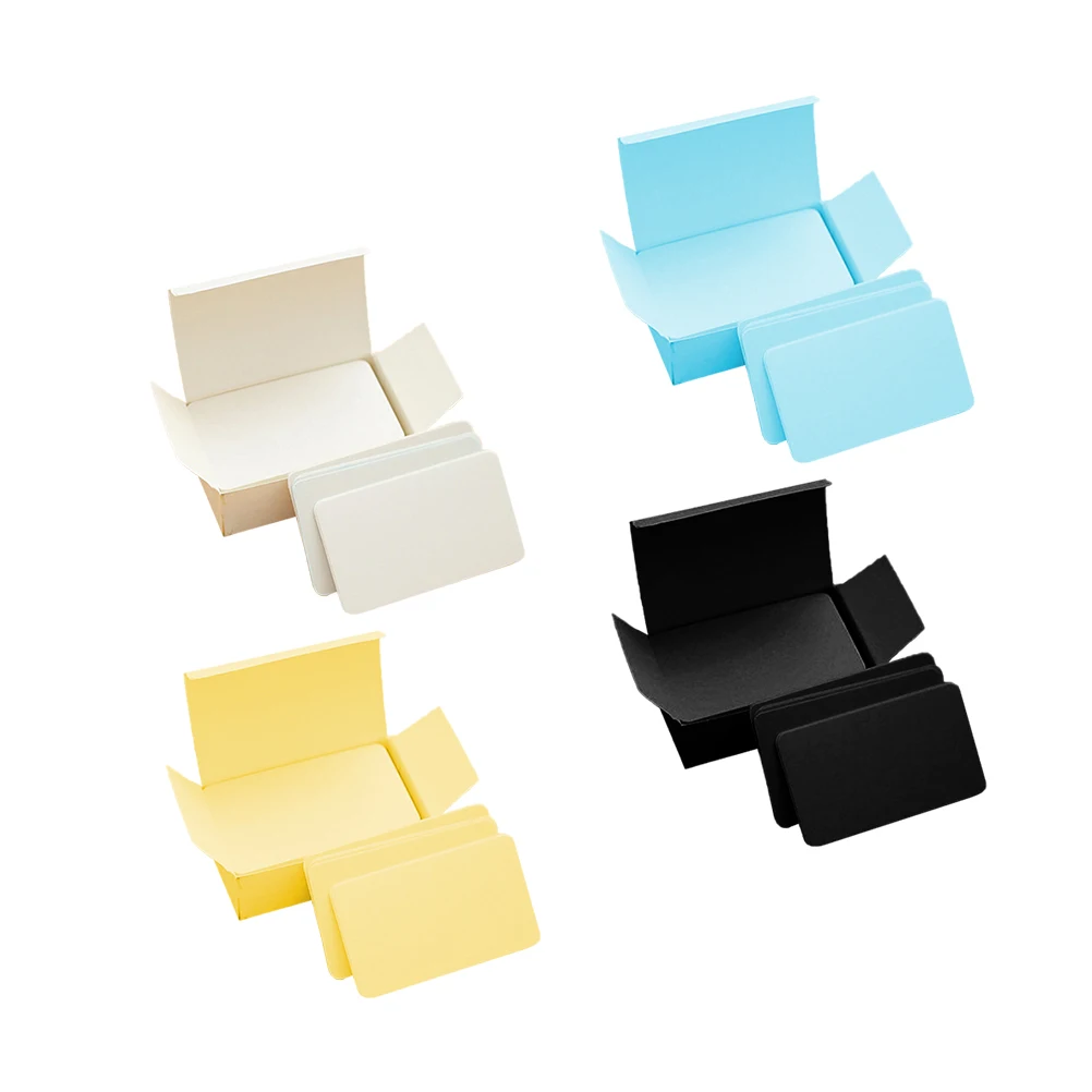 

4 Boxes Multicolor Portable Memo Note Papers Graffiti Word Cards Lightweight Practical Travel Journal