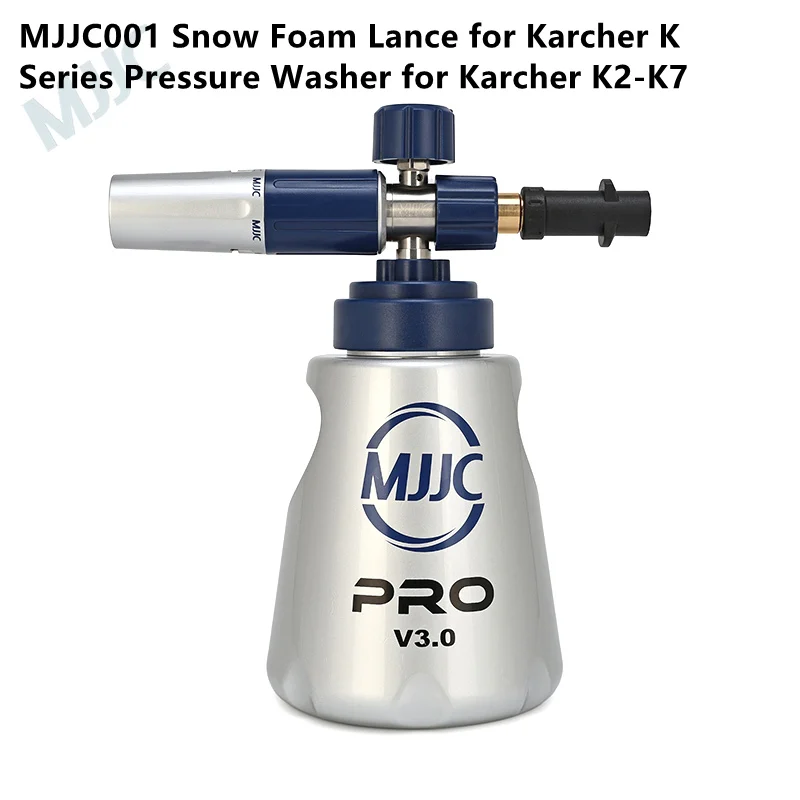 MJJC Snow Foam Lance PRO V3.0 High Pressure Car Washer Stainless