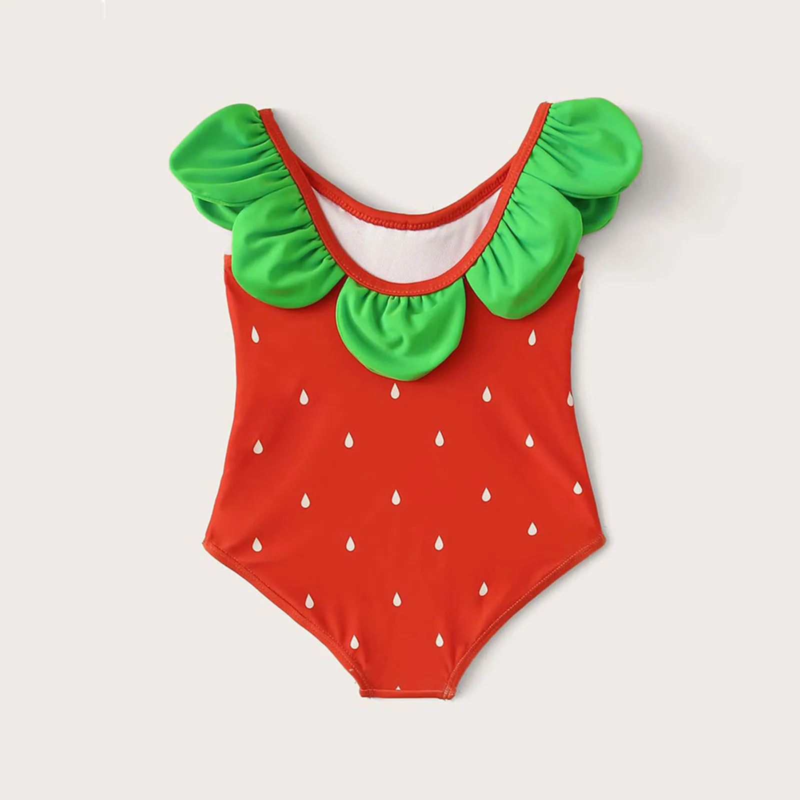 Baby Girls Swimwear For Newborn 0-24M Babies New Cute Fruits Beach Swimsuit Toddler Bathing Suit Clothes 2024 Summer Outfits