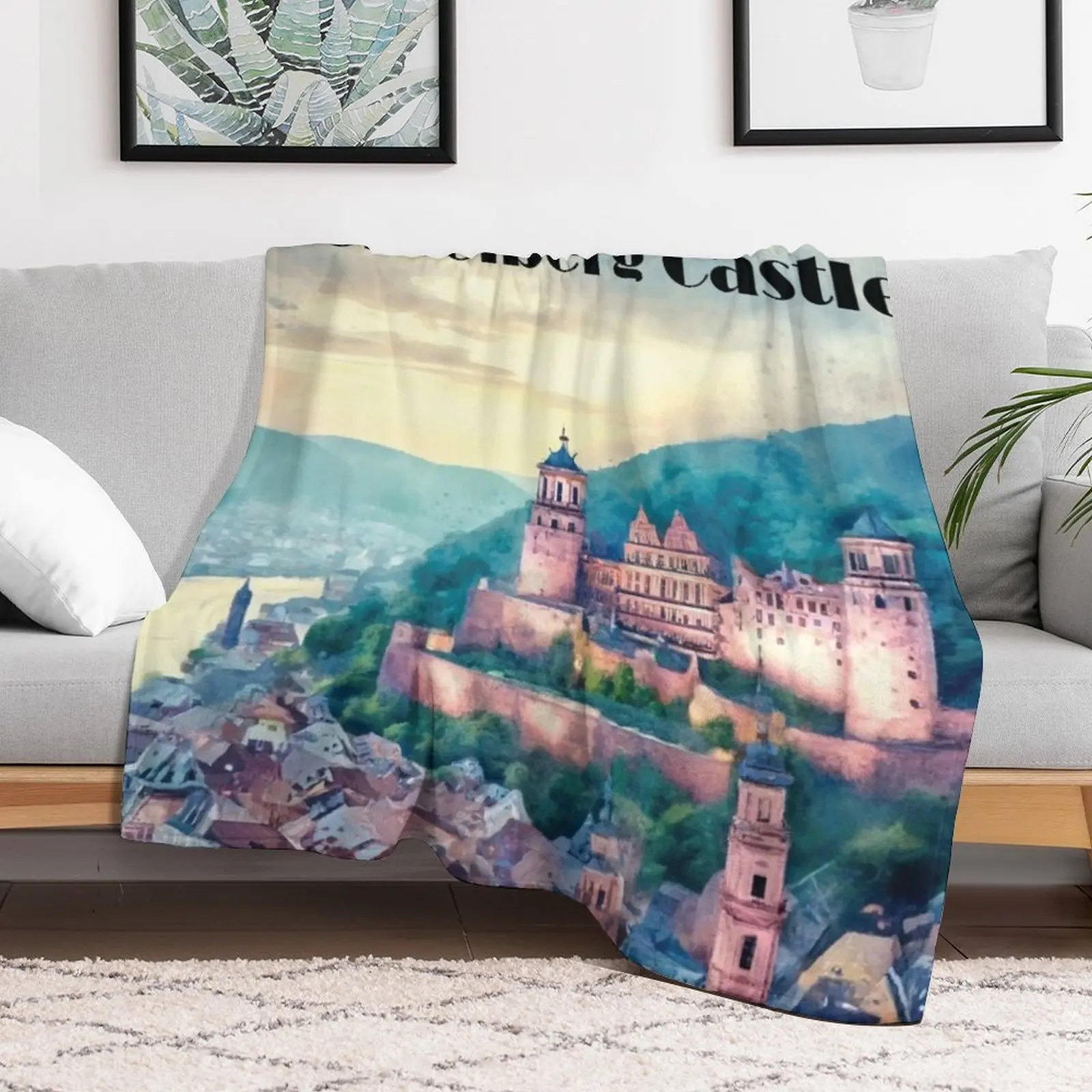 Heidelberg Castle, Germany Throw Blanket Sleeping Bag Cute Decorative Throw Blankets