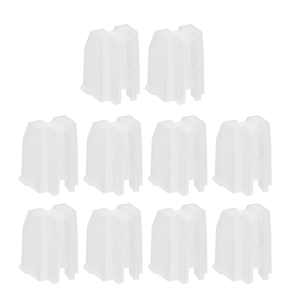 

10pcs Stylus Needle Cover Record Player Pickup Covers Transparent Plastic Vinyl Cartridge Dust Cover Turntable Stylus Protector