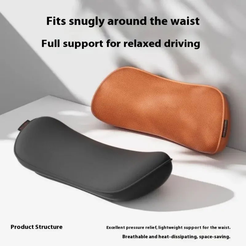 وسادة مقعد السيارة من إسفنج الذاكرة لدعم قطني واقي خلفي قابل للتنفس مناسبة لكراسي المكتب وإكسسوارات السيارات الداخلية #3