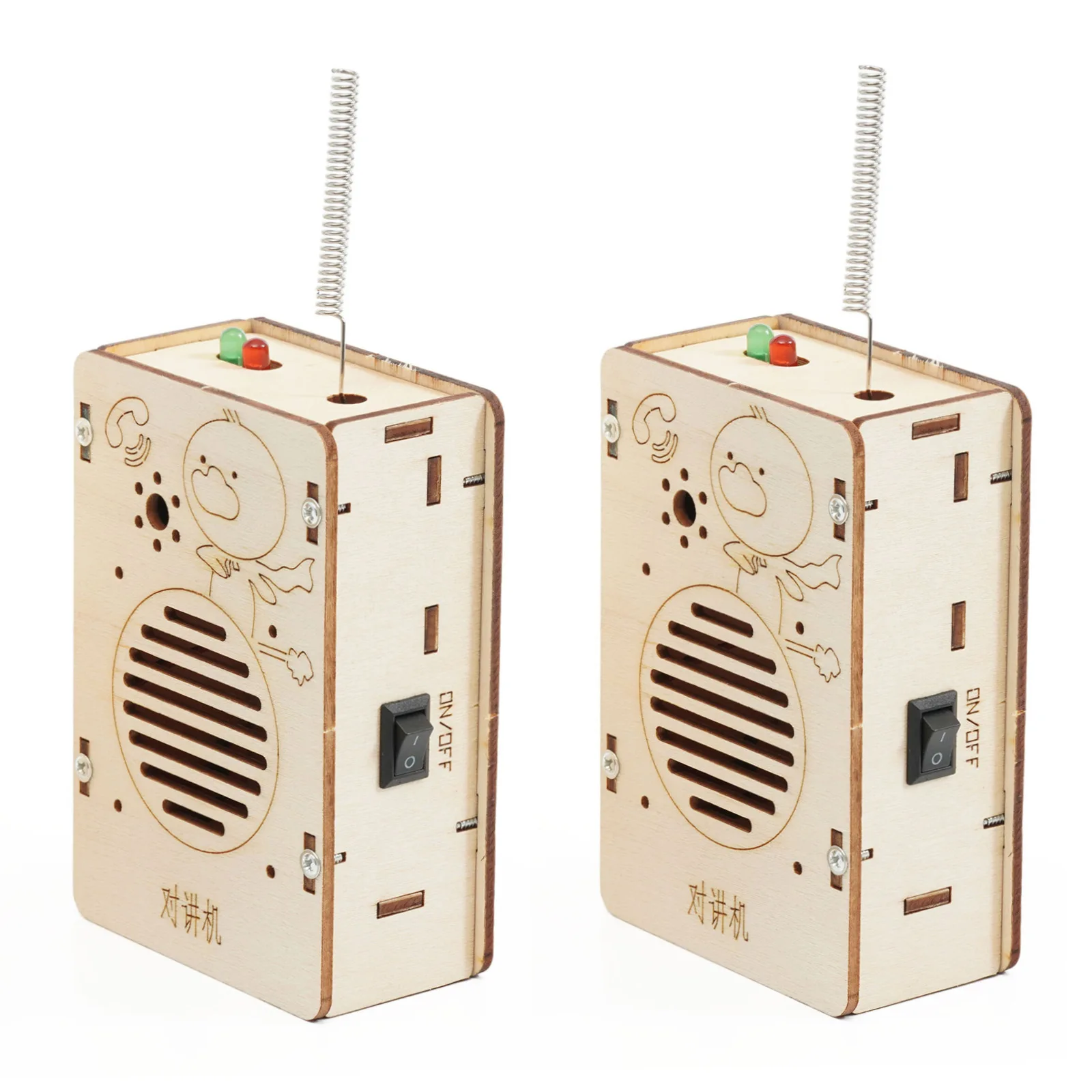 DIY Science Toys Wireless Walkie-talkie Model for Kids Physics Experimental Tool Kit Children Educational Toys School Supply