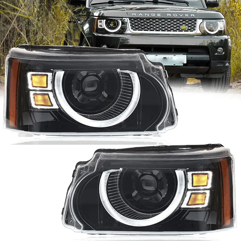 

Car Light Assembly LED Headlight Front Headlamp For Land Rover Range Rover Sport L320 2010 2011 2012 2013 Automotive Accessories