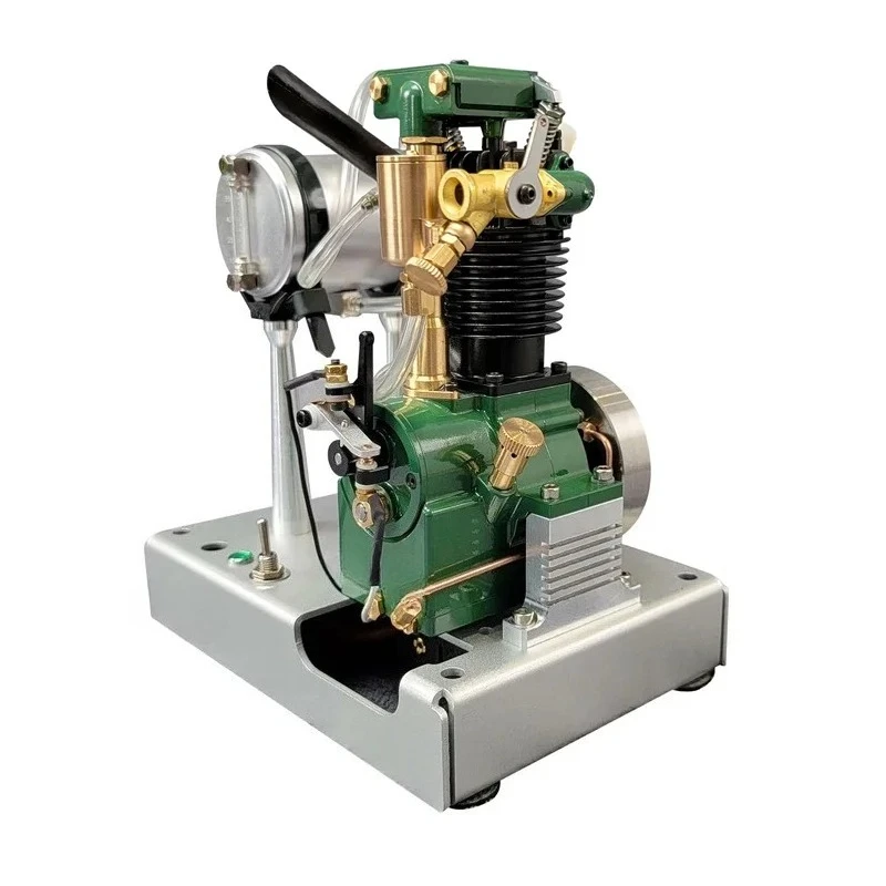 FV1A Air-cooled Petrol Engine Model 7CC Starter Metal 4-stroke Single-cylinder Science Experiment DIY Toy Gift