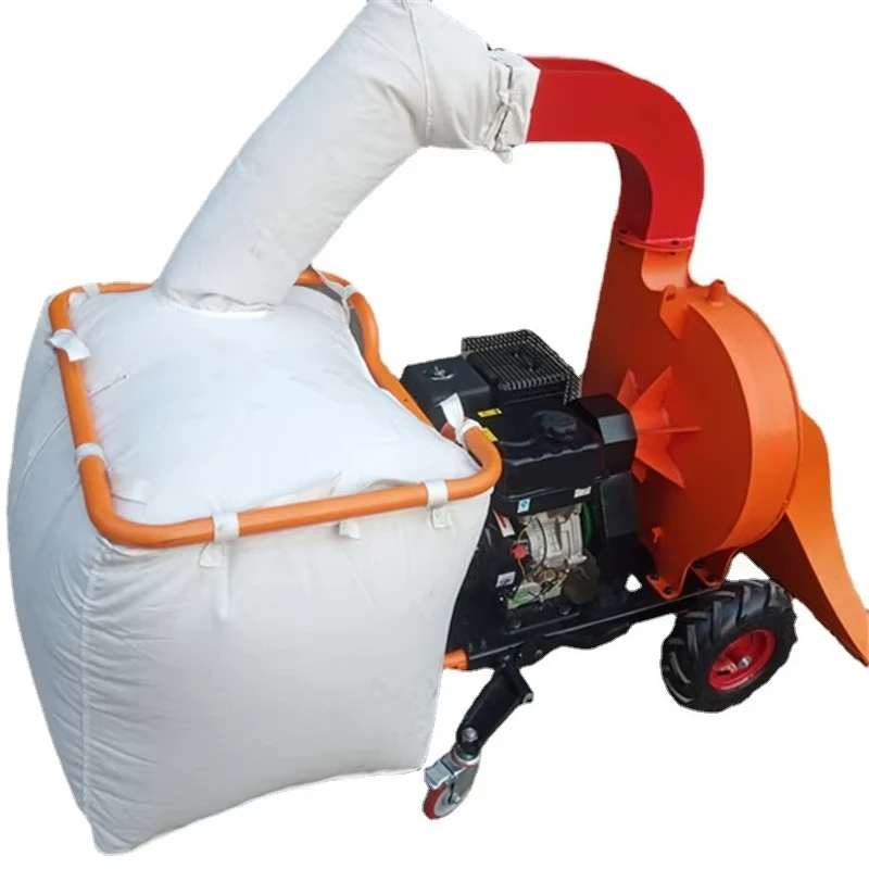 Handheld Leaf Sweeper 1 Year Warranty Factory Road Street Dead Lawn  Shredder Powered  Blower