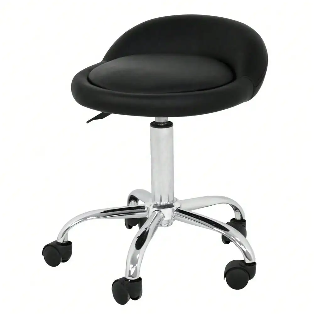 4 PCS Adjustable Hydraulic Rolling Swivel Salon Stools Chairs Tattoo Massage