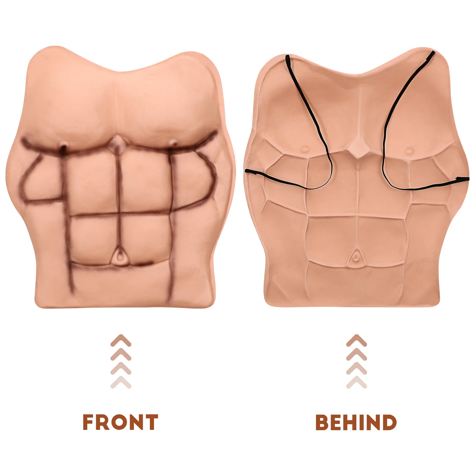 偽の筋肉プロップリアルな人工偽筋肉コスプレ仮装パーティーハロウィンいたずらアクセサリー男性用