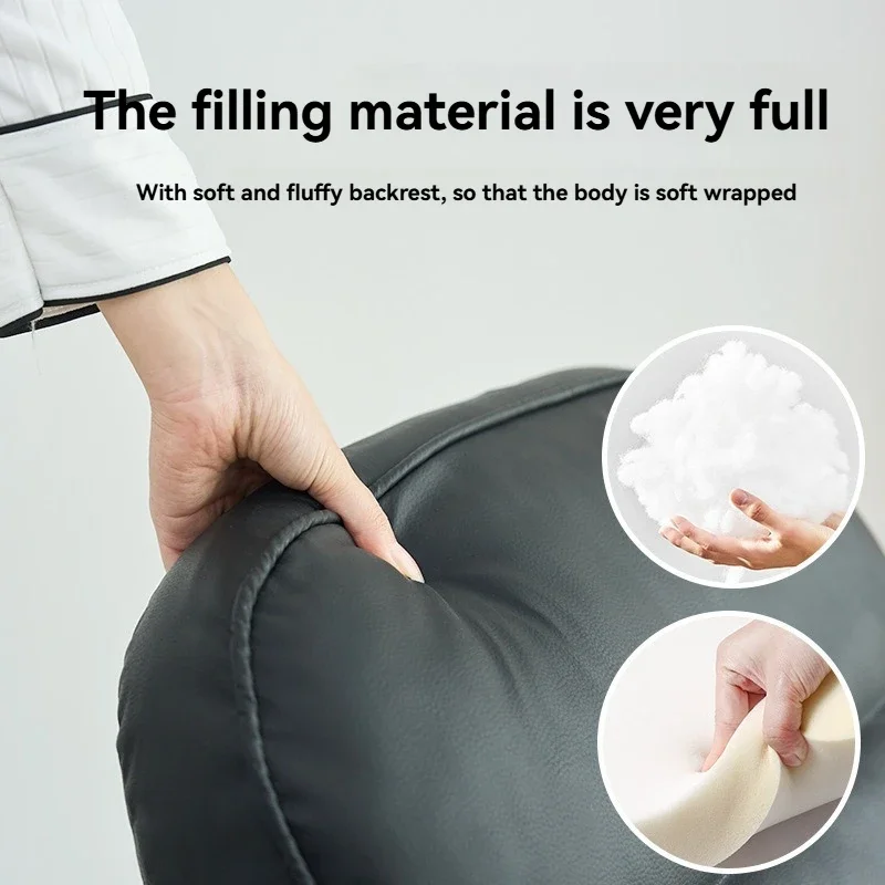 كرسي دوار من القماش التكنولوجي يمكن أن ينام أو الاستلقاء أو تشغيل إلى الشرفة للقراءة، قيلولة واحدة، أريكة صغيرة لغرفة النوم #5