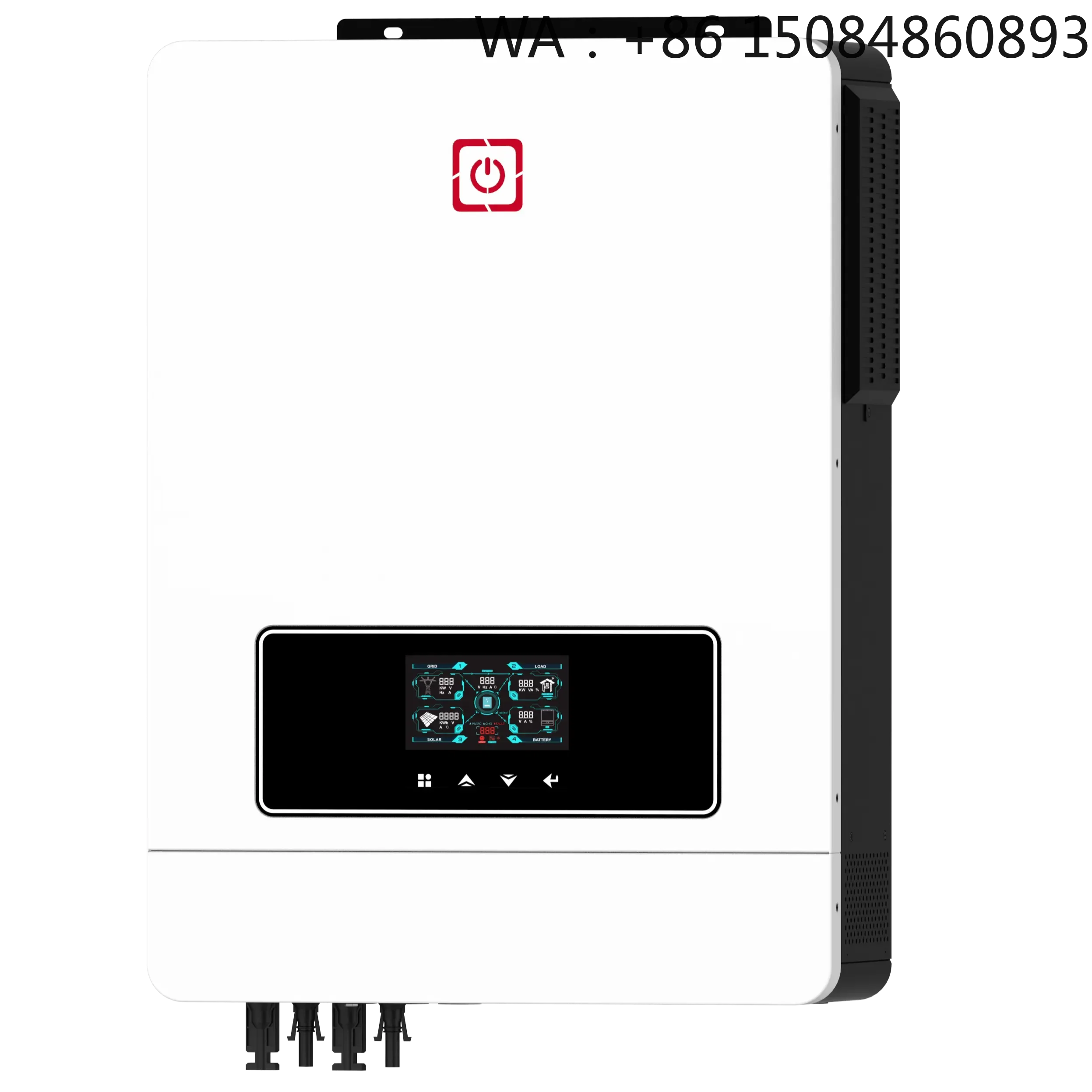 9KW Transformerless Single Phase Grid Inverter, Solar Accessories, 50/60Hz Frequency Adjustable, High Efficiency Solar Power Equ