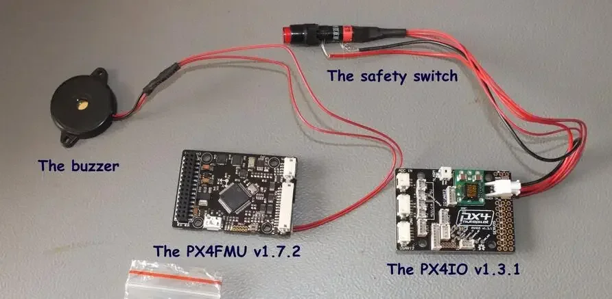 

PX4IO PX4FMU/PX4IO (FMUv1) v1.7.2 Flight Management System circuit board flight controller PIX Ardupilot Arduplane Pitot