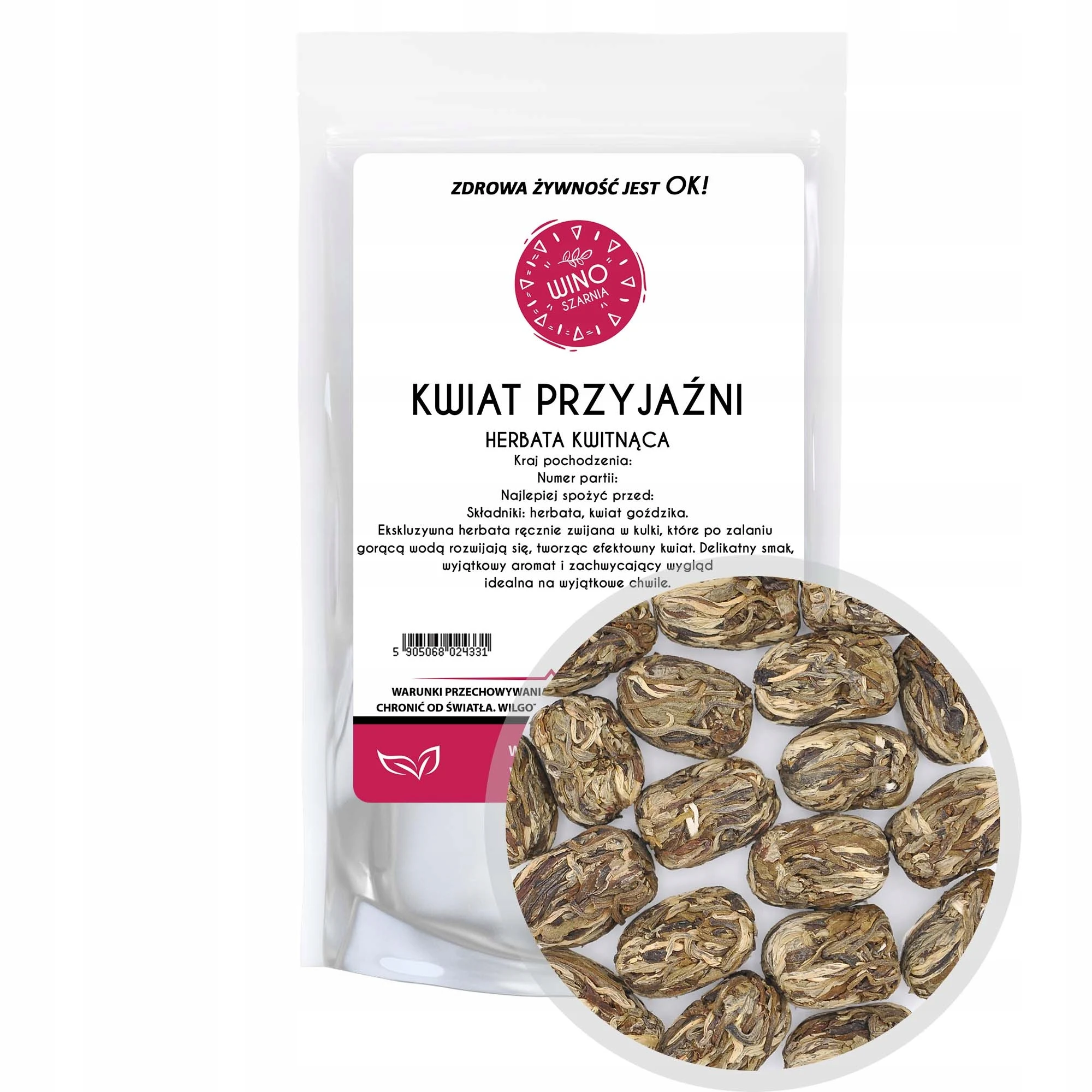 Herbata kwitnąca zielona Kwiat Przyjaźni - Flower of Friendship - 1kg 14.00