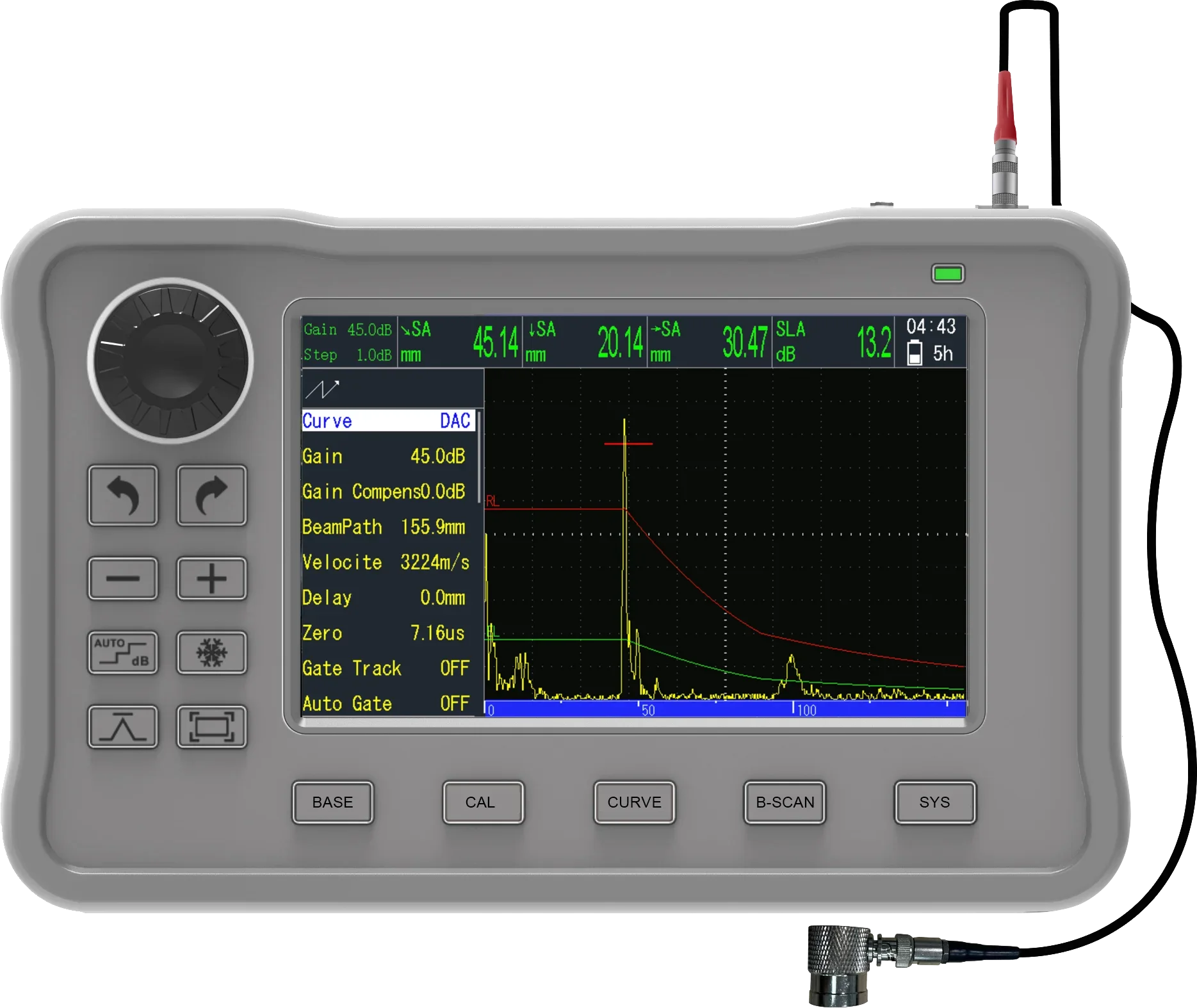 100 Ultrasonic Flaw Detector Workpiece Internal Subtle Defect Detection Portable Equipment