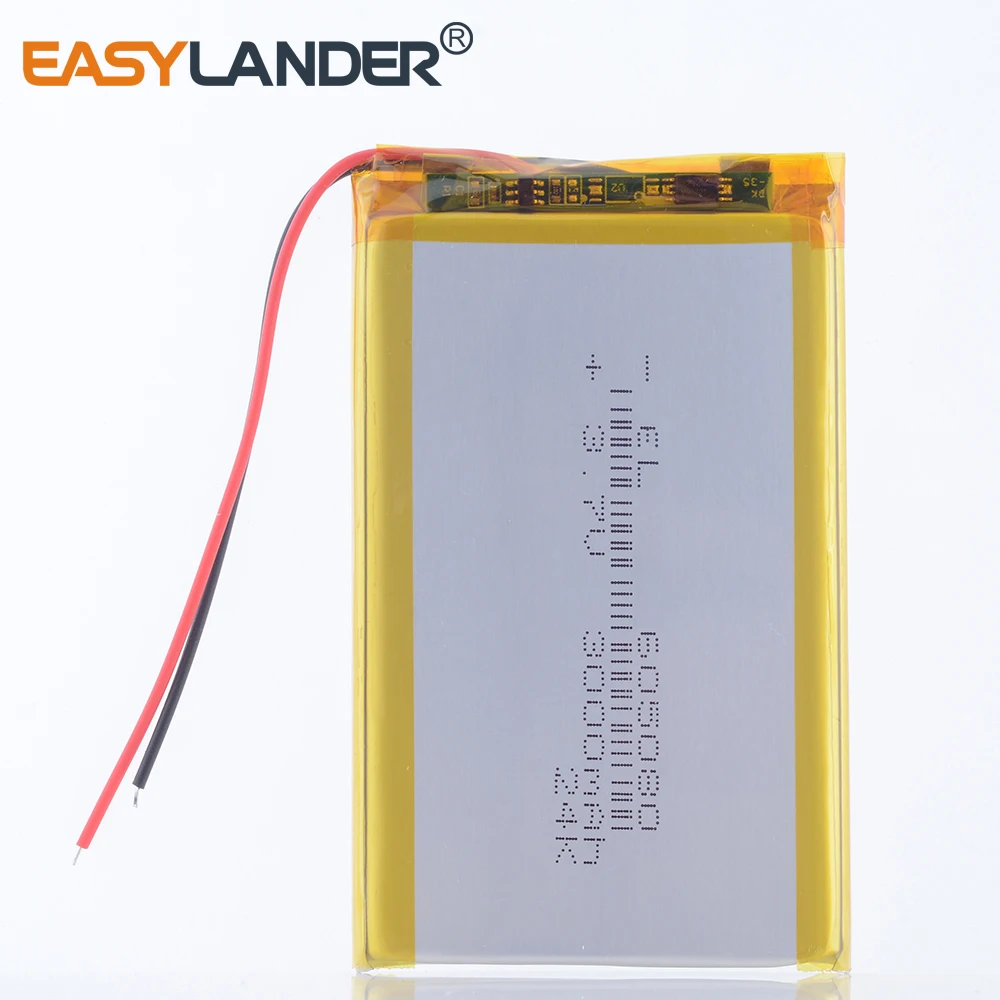 Bluetoothスピーカー用充電式リチウムポリマー電池,空気清浄機,ポータブル美容器具,リチウムポリマー,3.7v,3000mah,605080