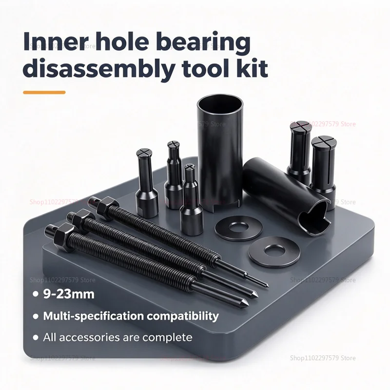 Motorcycle and Bicycle Bearing Puller Tools Set 9-23mm Inner Wheel Gear Remover Hand Repair Tools Wheel Bearing Extractor