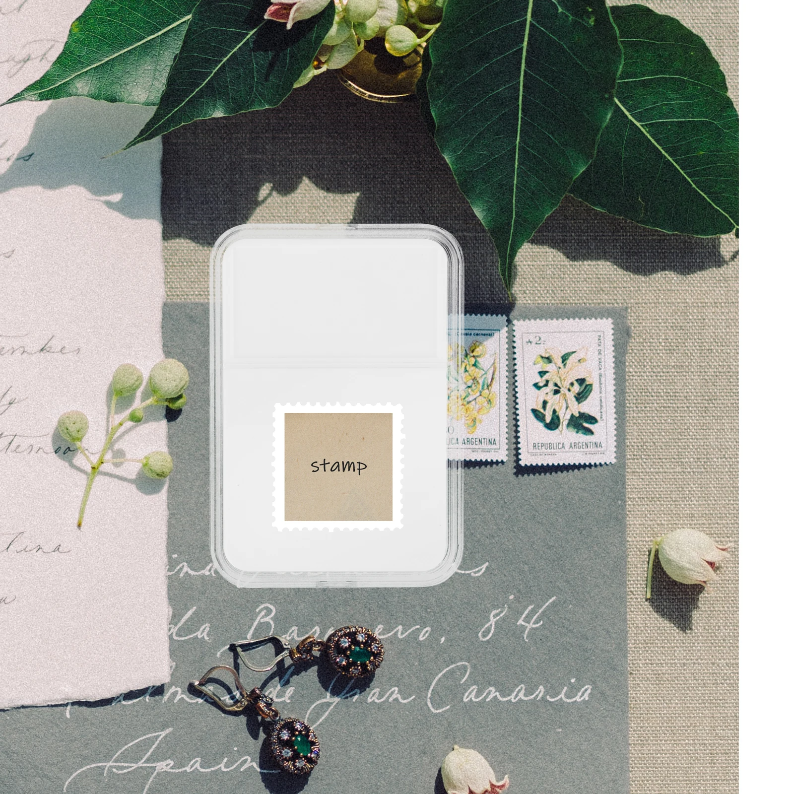 

4Pcs Transparent Stamp Display Case Durable Clear Plastic Storage Box For Collectors Albums And Accessories