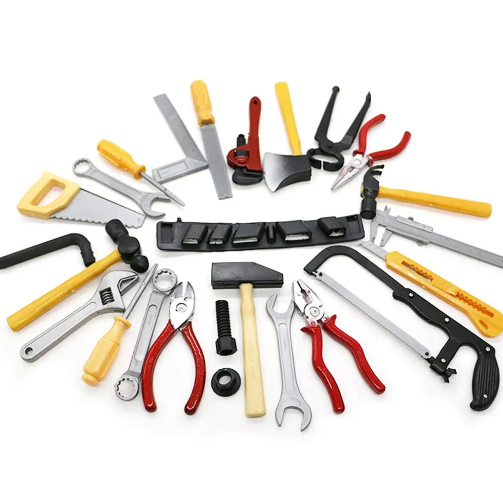 Educational Toys Safe Multifunction Plastic  Toys Simulation Repair Tools Set Pretend Play  Children Maintenance Tools