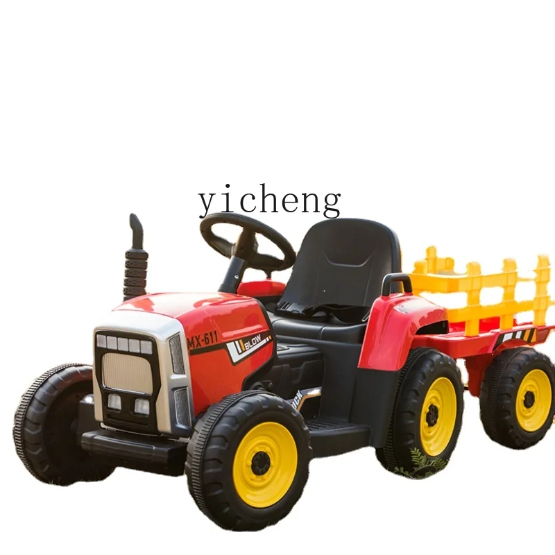 

Xl Children's Tractor Electric Car Four-Wheel Car Boys and Girls Baby Children Toy Car