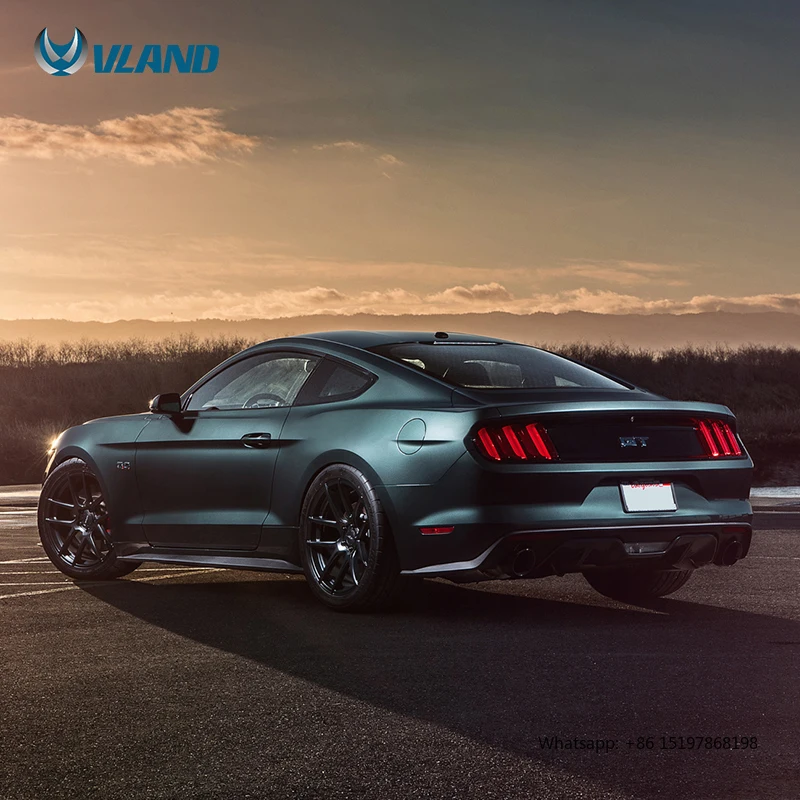 VLAND Factory LED-Rückleuchte, Rückleuchten, sequentielle Blinker-Rücklichter, 2015 2016 ab 2017, STI VA-Rücklicht für Ford Mustang