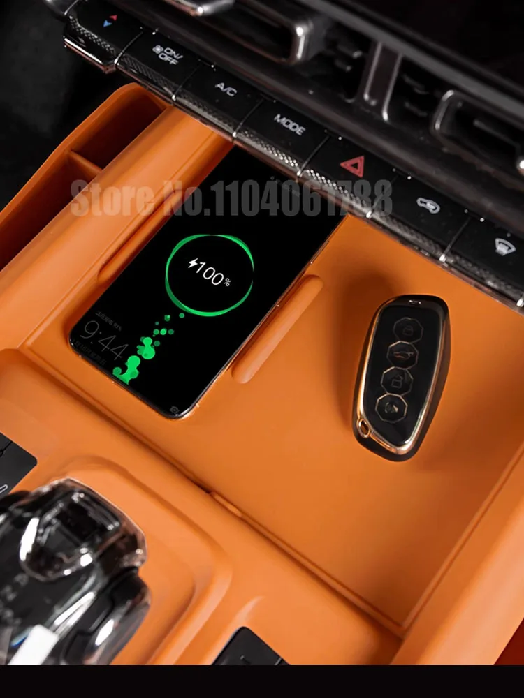 Silicone Center Console Storage For Great Wall Haval H9 2024 2025 Sleeve Gear Cover Interior Upgrade