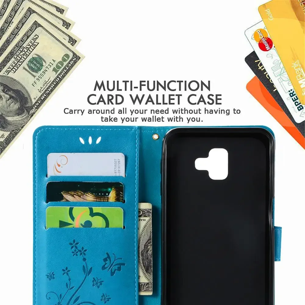Leather Flip Case For Samsung Galaxy A14 A15 A55 A13 A23 A33 A53 A73 A12 A22 A32 5G A42 A52 A72 Holder Wallet Stand Phone Cover
