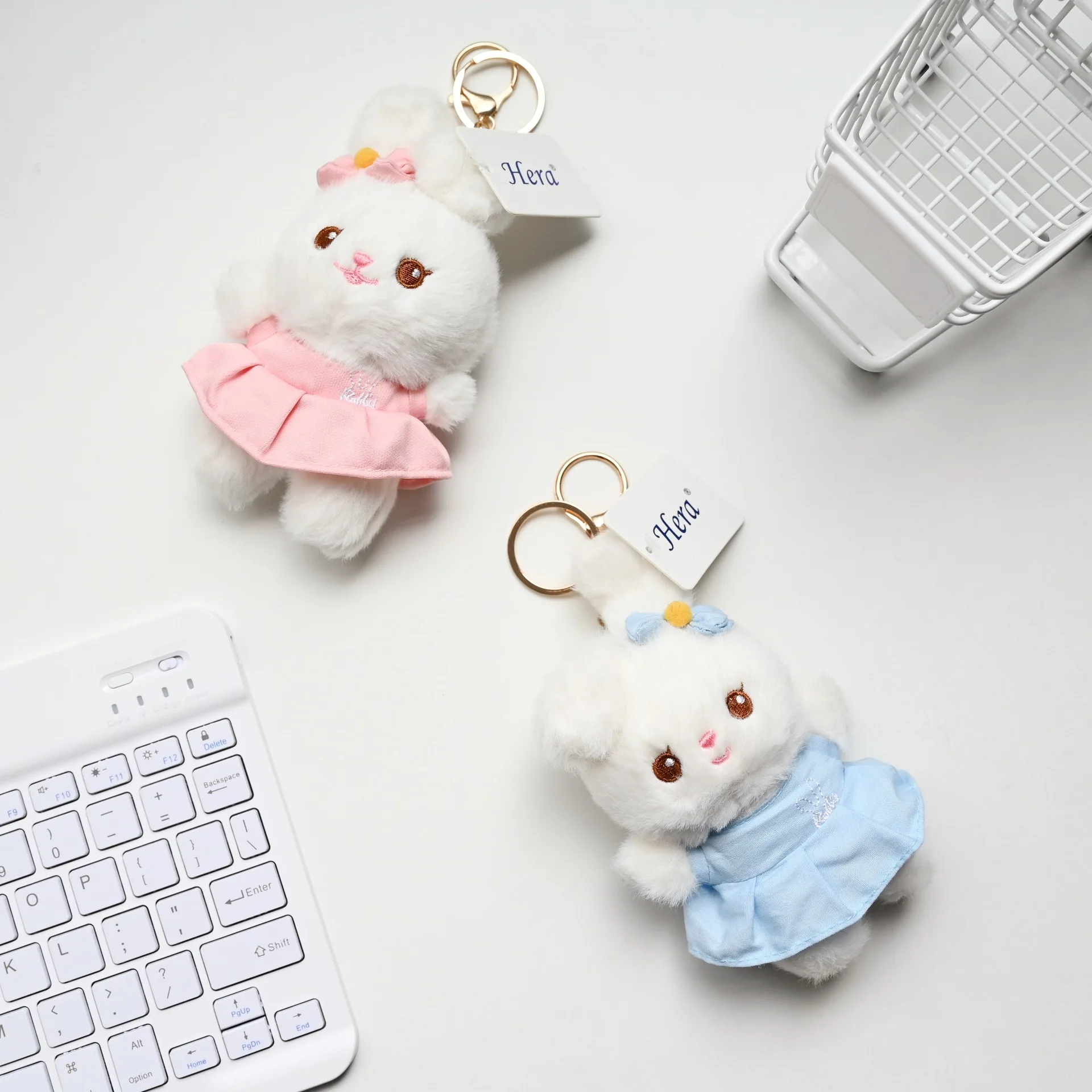 新しいかわいいベノア・ラビット人形ペンダント人形キーホルダーぬいぐるみかわいい装飾