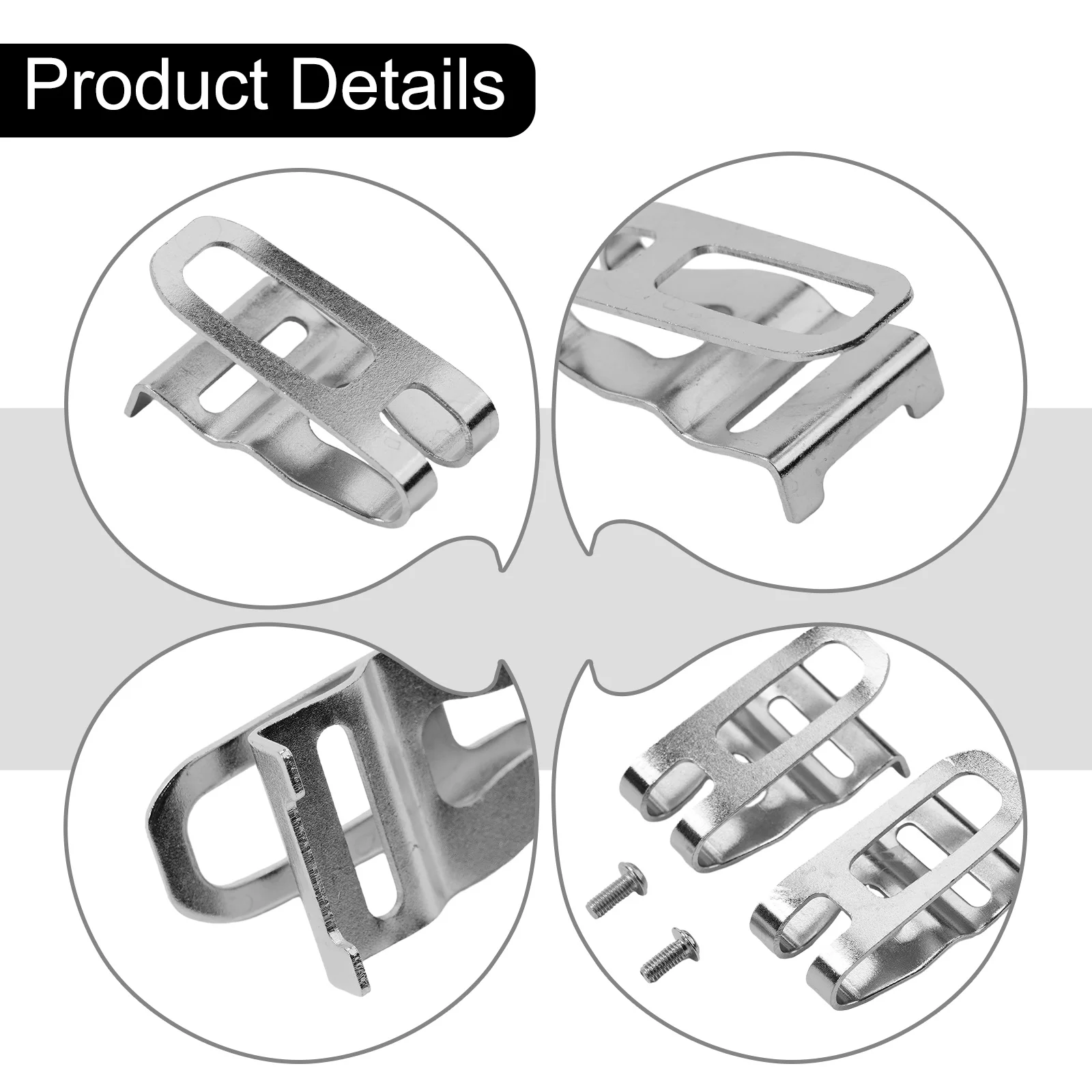 

Tool Hook Belt Buckle 2pcs Drill Tool Accessories For Bosch 18V Cordless Drill 1/2\\\" Square Drive Kit High-quality