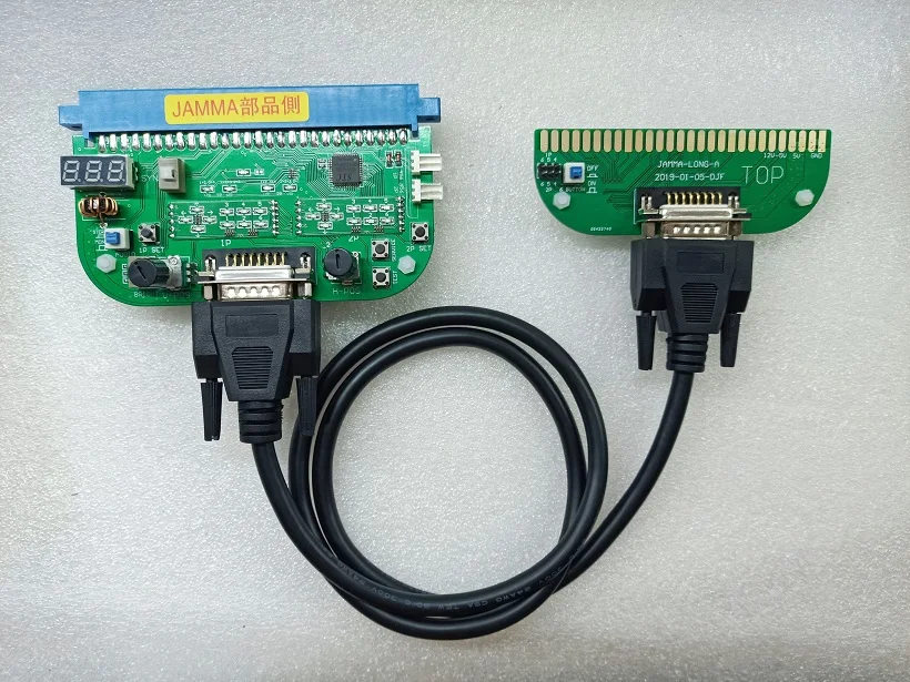 With adjustment screen position arcade substrate JAMMA extension cable for cbox super gun frame, etc