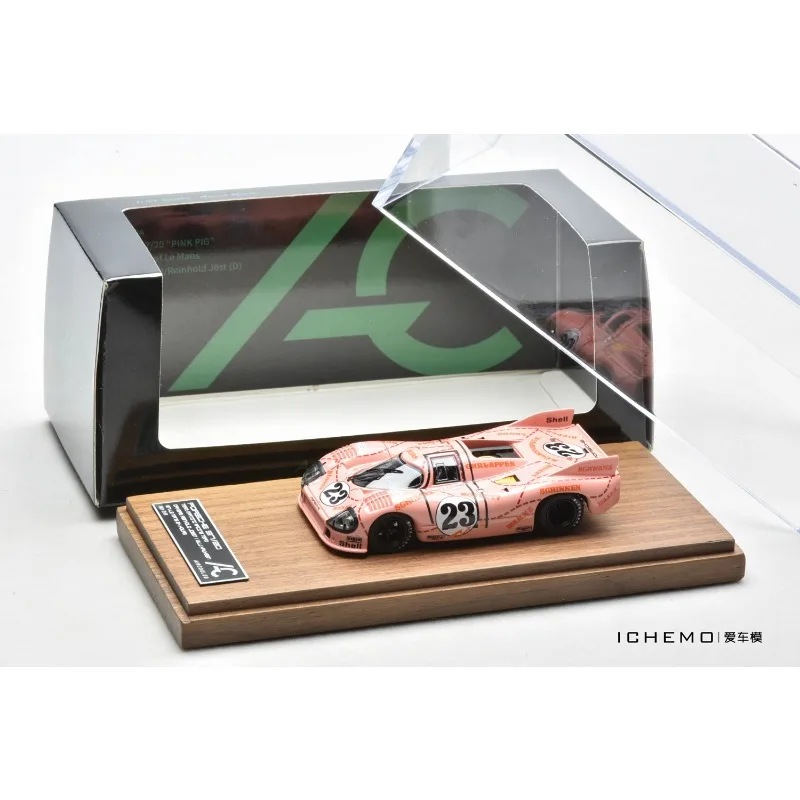 1:64 Porsche 917/20 Pink pig/test car resin static model, children\'s collection of decorative toys, holiday gifts for children.