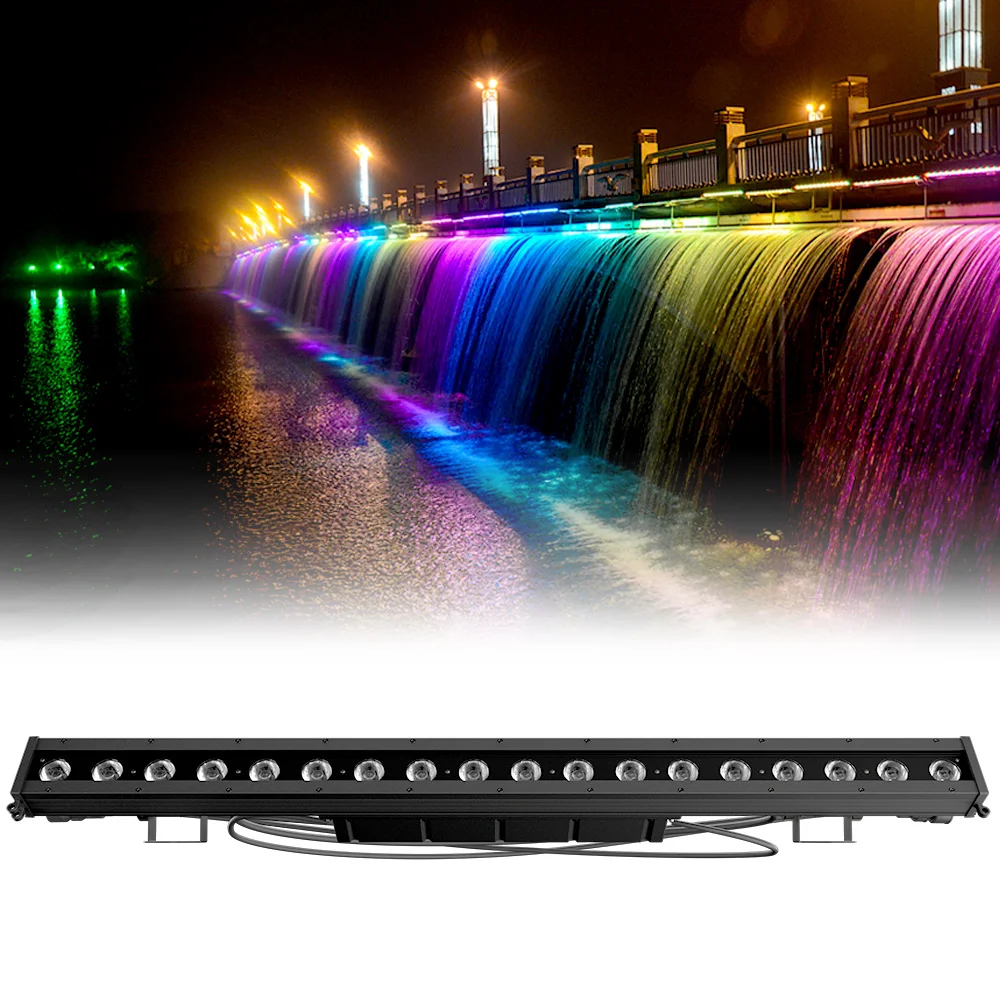 

Светодиодный прожектор SHEHDS LED Wash Wall 18x6W RGBWLAC&RGBWA+UV 6-в-1, водонепроницаемый IP65, бесшумный, для дискотек, уличных мероприятий, ночных клубов, концертов