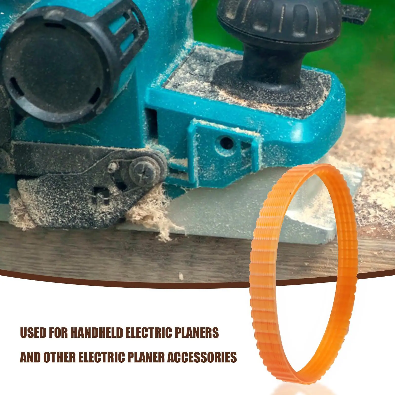  Electric Planer Drive Driving Belt Drive Belt Double Cog Planer Belt Multifunctional Woodworking Planer Belt Tools