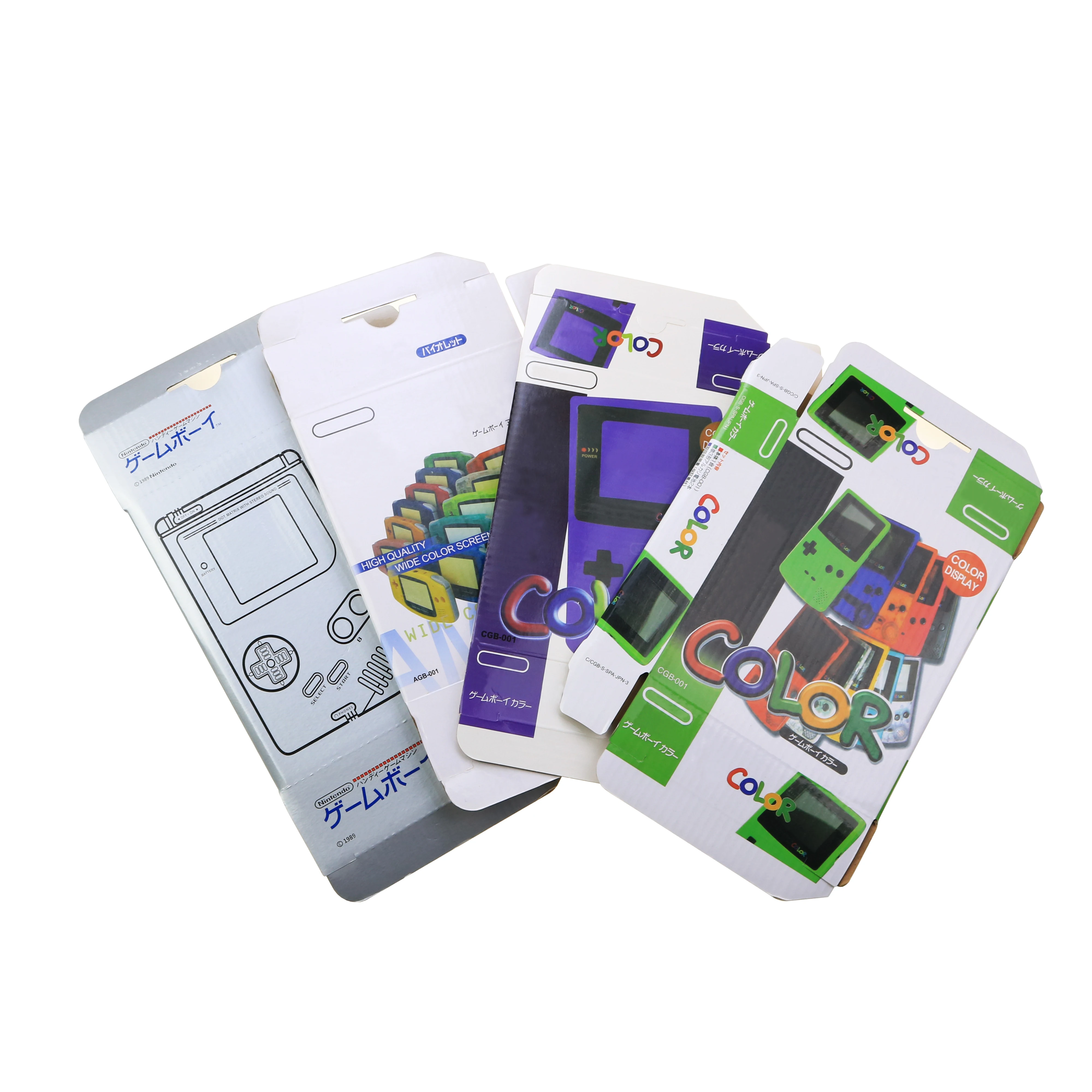 YuXi For GBA GBC GBA SP GB DMG Game Console New Packing Box Carton for Gameboy Advance Color New Packaging Protect Box