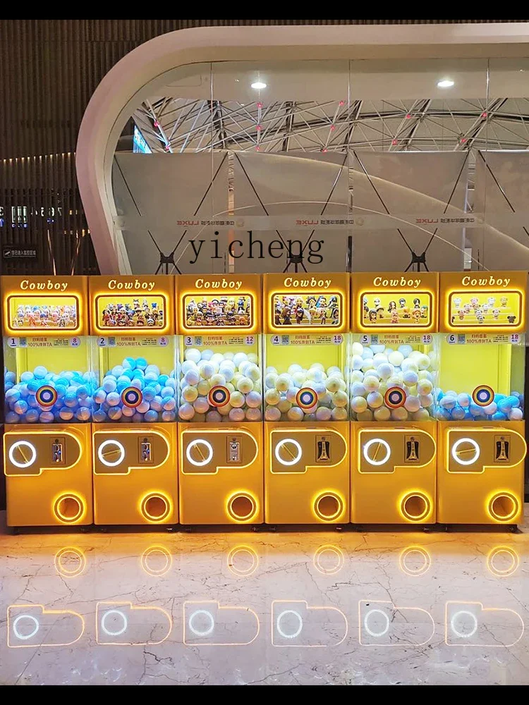 Tqh التجارية الكبيرة آلة غاشابون مركز تسوق سينما صندوق أعمى بيع آلة تسلية للأطفال عملة #2