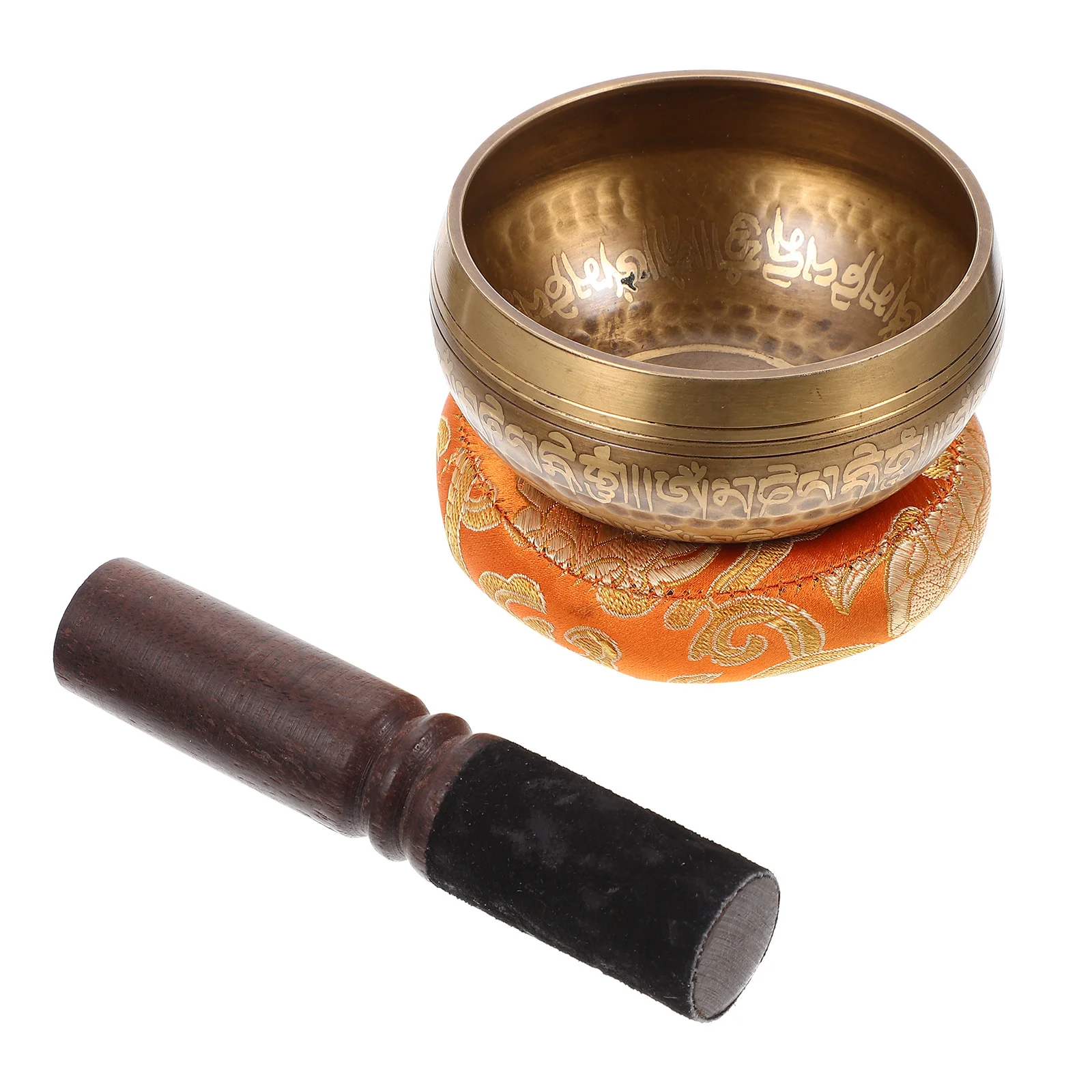 

1Set Exquisite Meditation Bowl Singing Bowl Set Lightweight Portable Sound Therapy Kit for Yoga Spa Temple Relax and Calm Mind