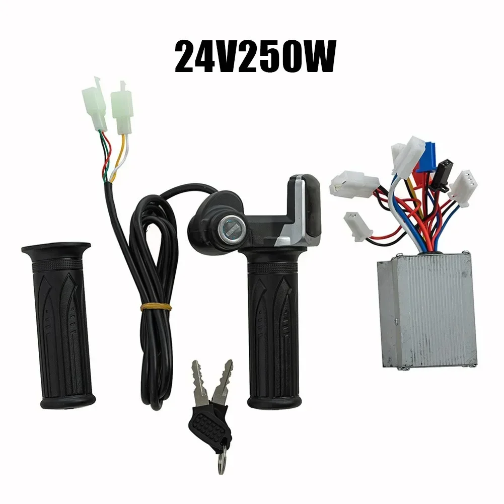 High Quality Controller&Throttle E-bike Parts Grip Steel 1pc For Electric Scooter EBike About 500g Black+Silver NEW